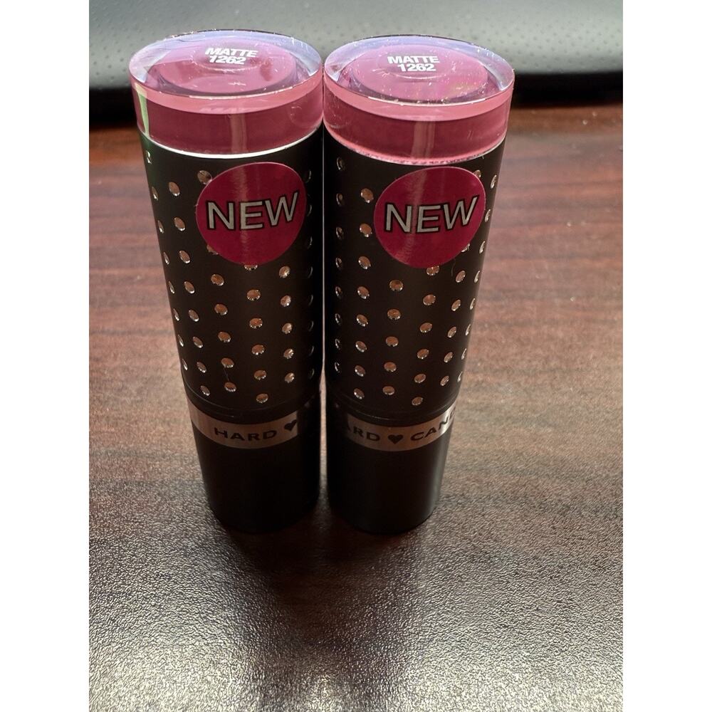 2PK Lot Bundle Hard Candy Fierce Effects Matte Lipstick #1262 Crave Pink Color